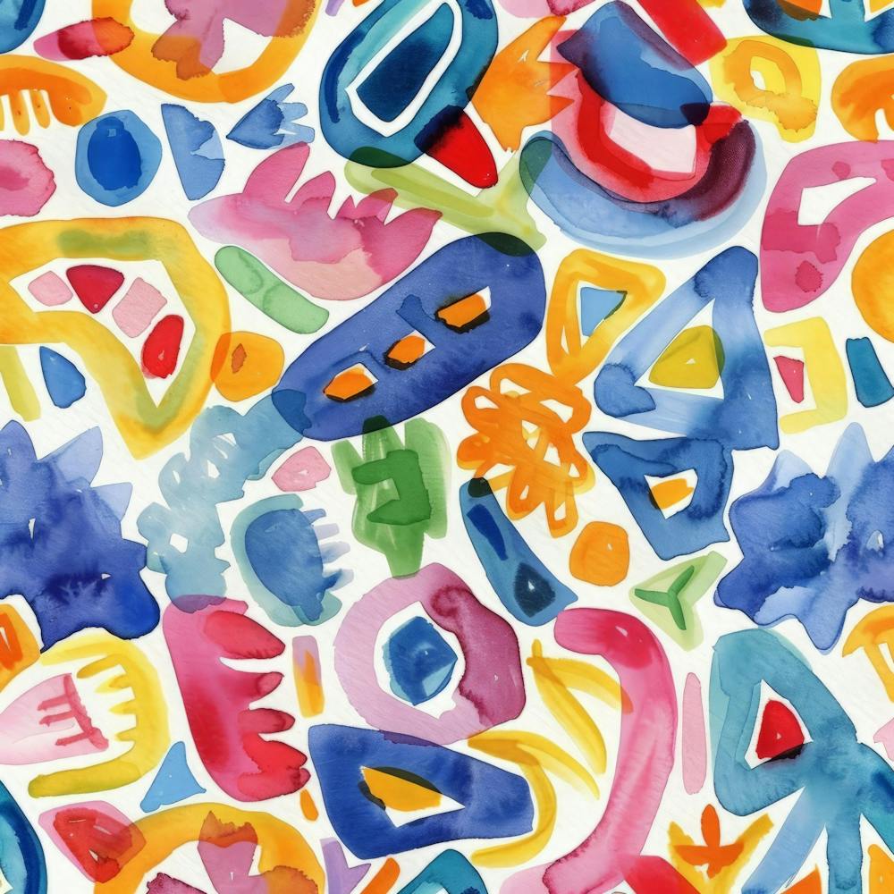 Abstraktes Aquarellmuster 3