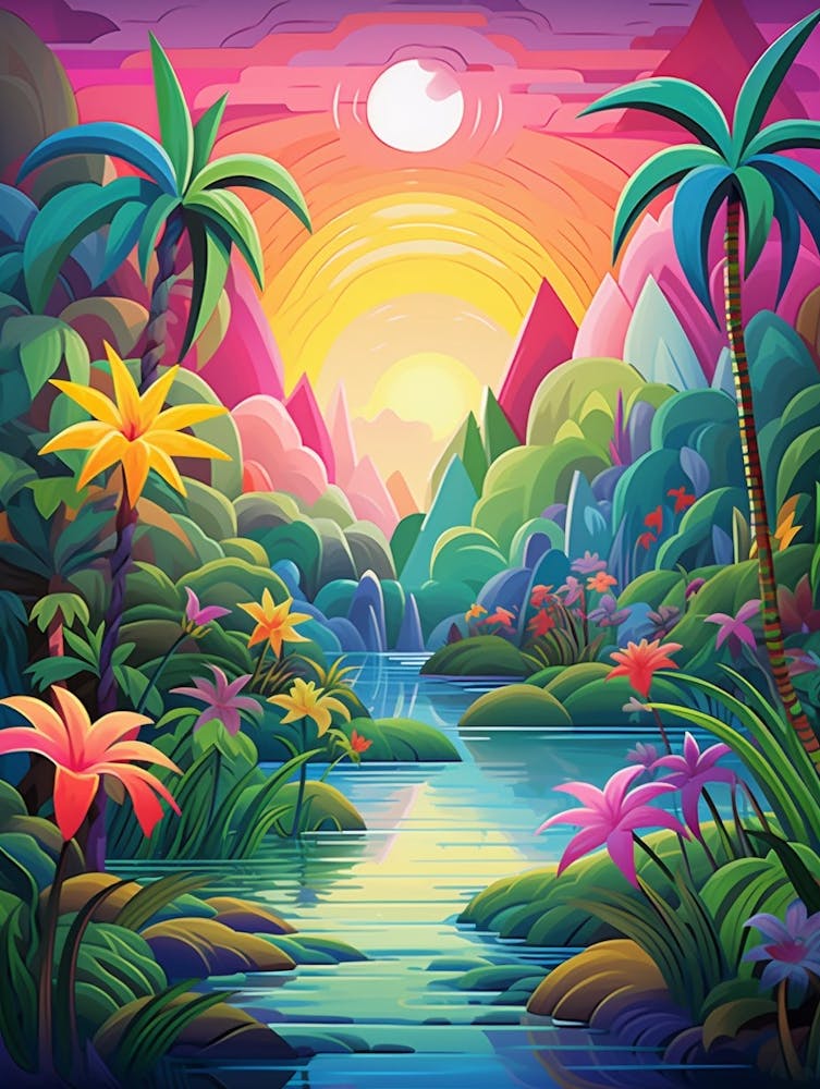Tropical Abstract Minimalist 10