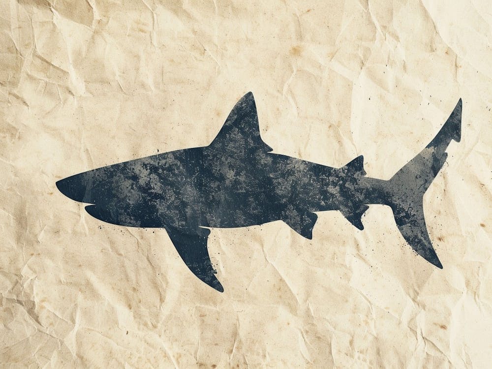 Dogfish Shark Silhouette 1