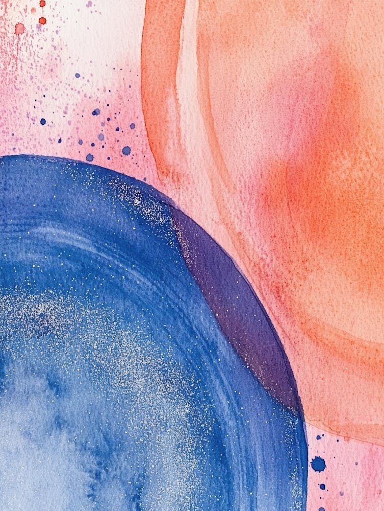 Watercolor Abstract Painting