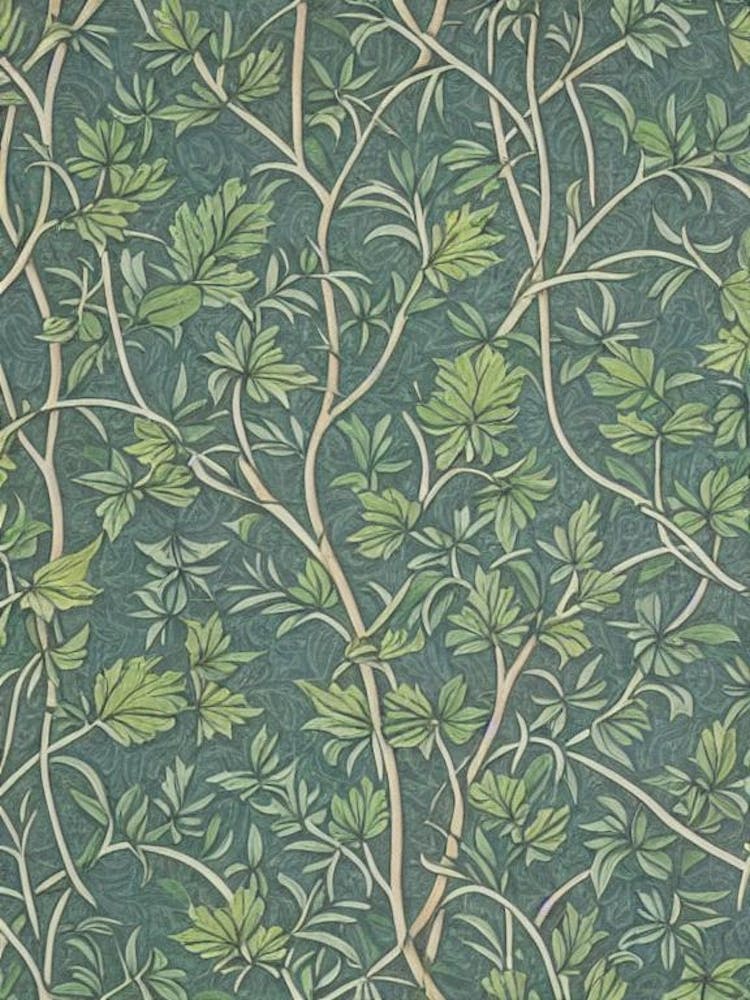 Coffeetree tree Vintage Botanical