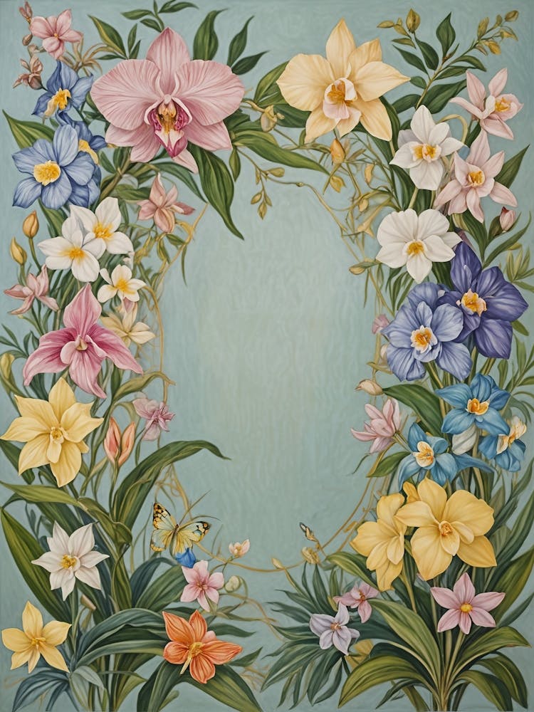 Pastel Floral Wreath