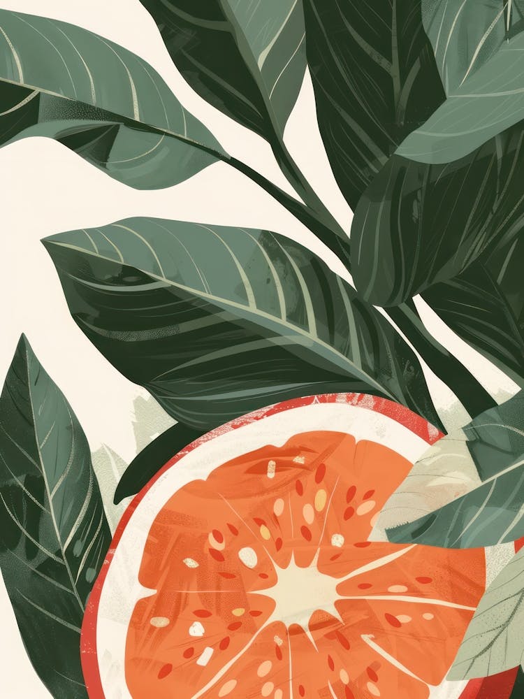 Guava Close Up Illustration 6
