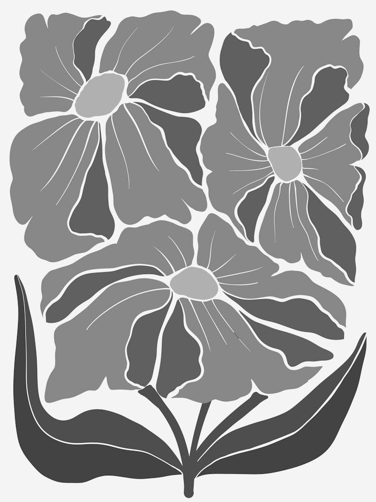 Black And White Flowers 99