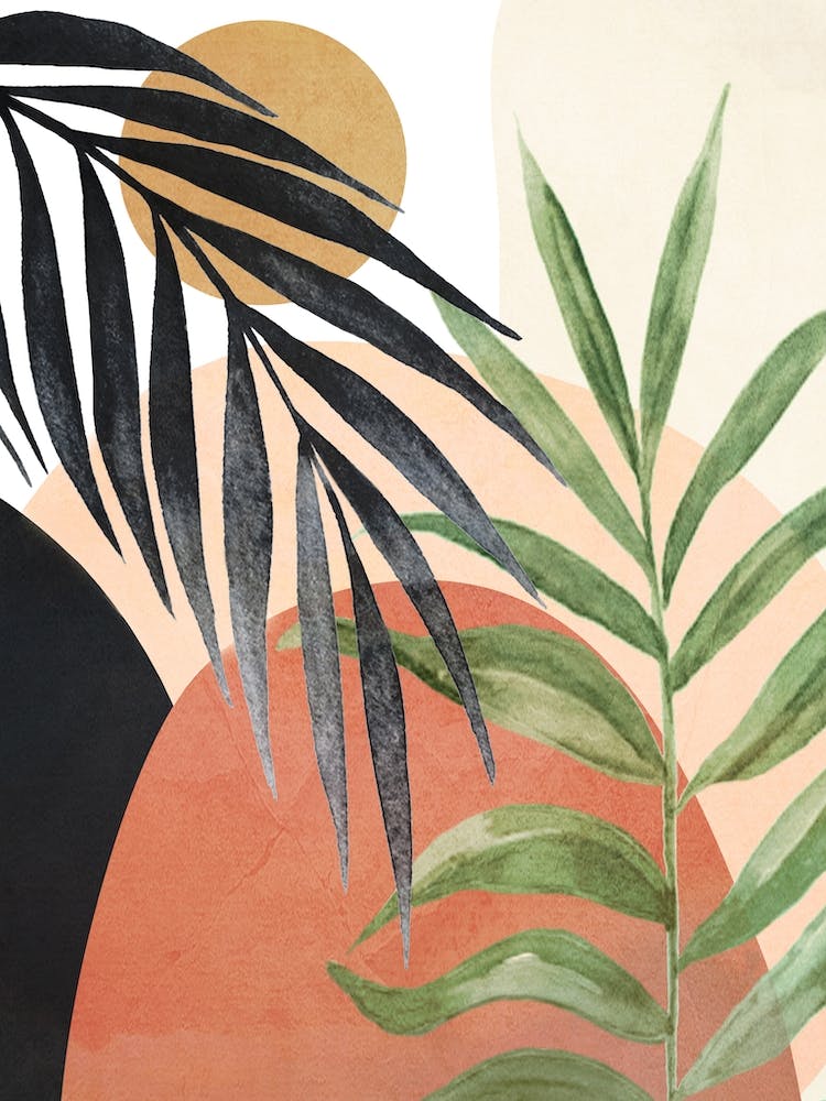 Abstract Tropical Art Vi