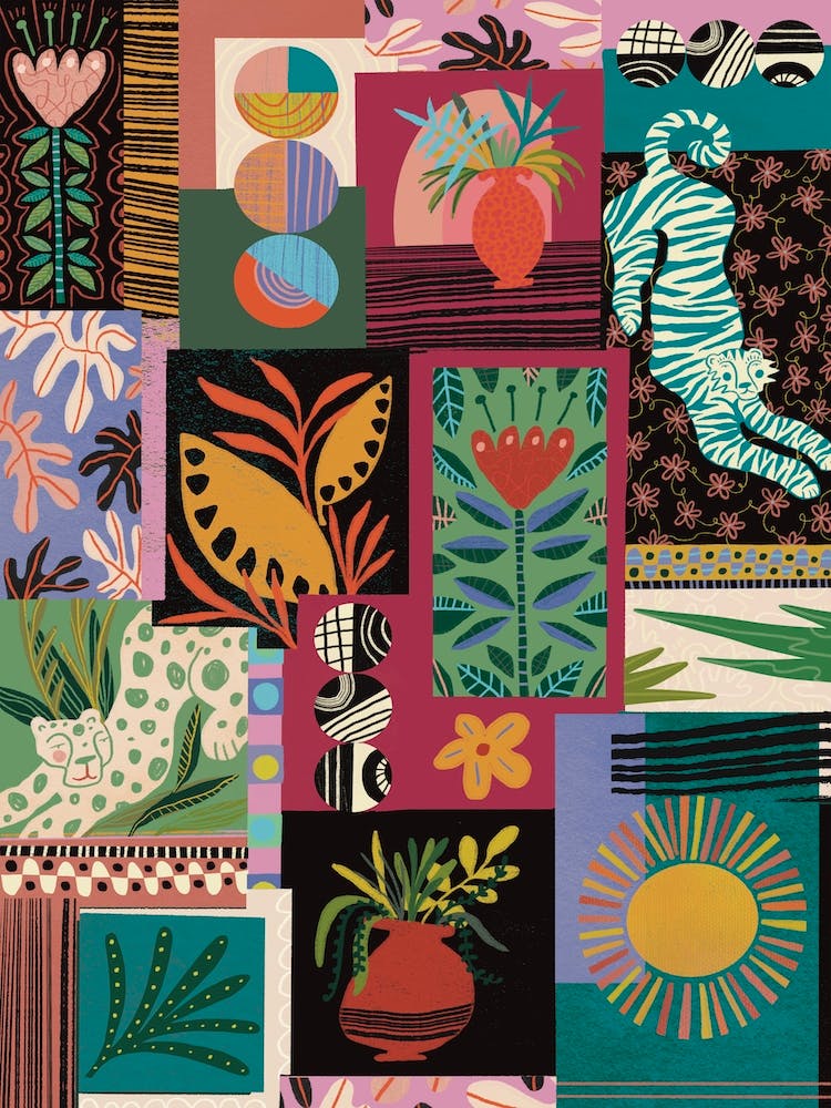 Patchwork Of Pattern 