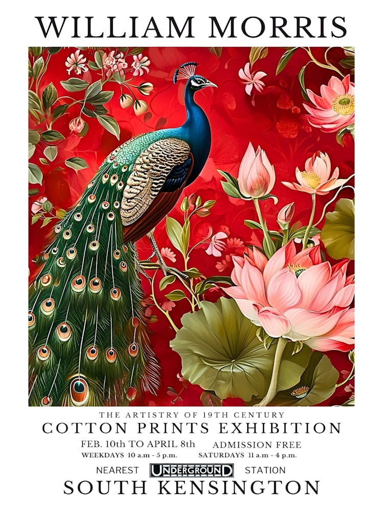 William Morris Cotton Prints Exhibition 73