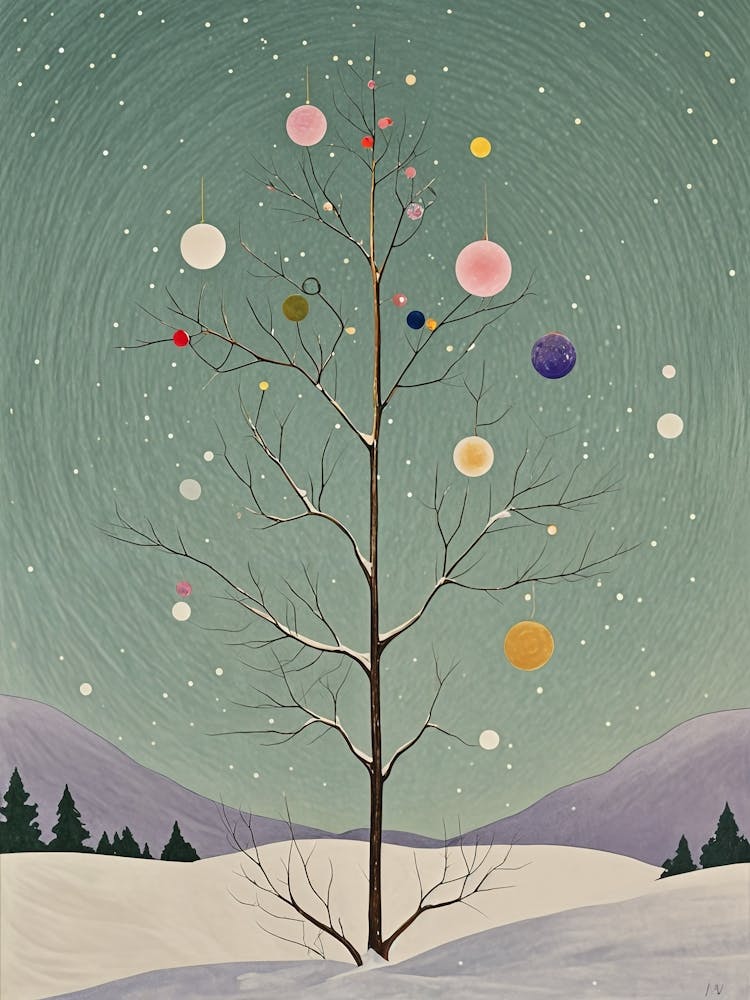 Whimsical Winter Tree