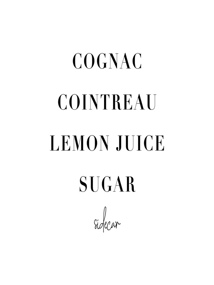 Sidecar Cocktail Recipe