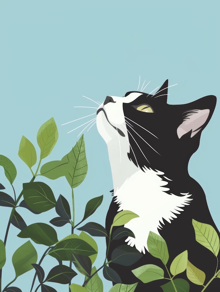 Cat In The Garden 23