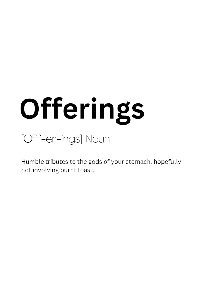Offerings Definition Meaning