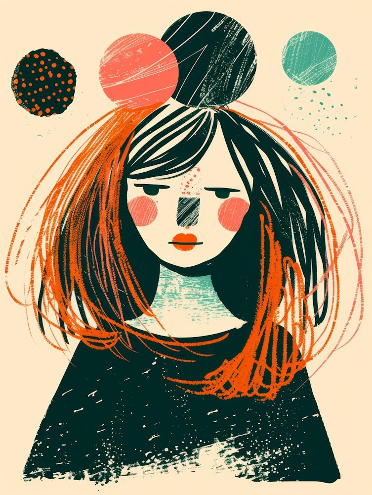 Girl With Polka Dots