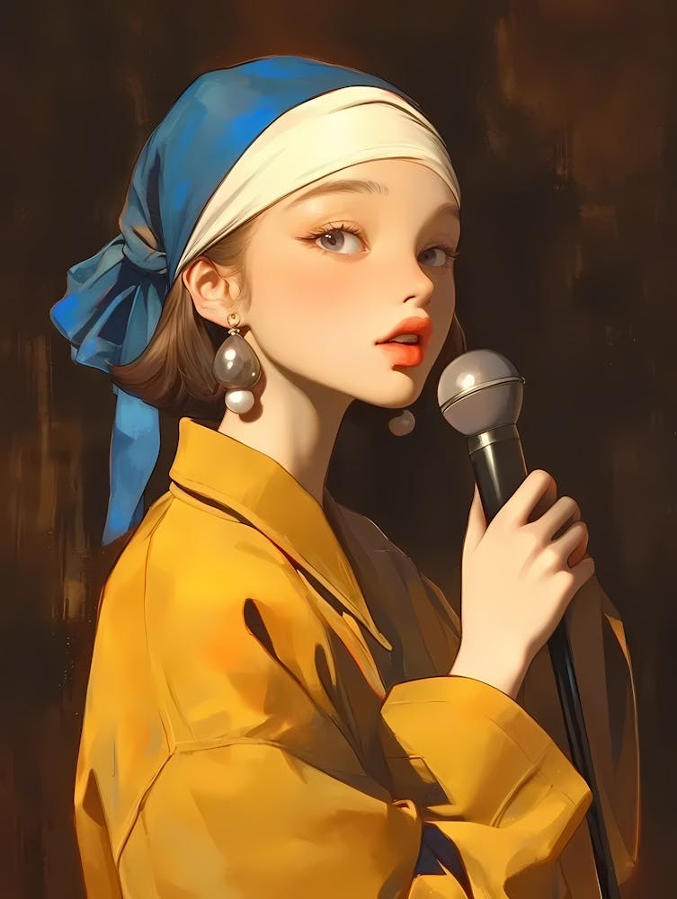 Girl With A Microphone