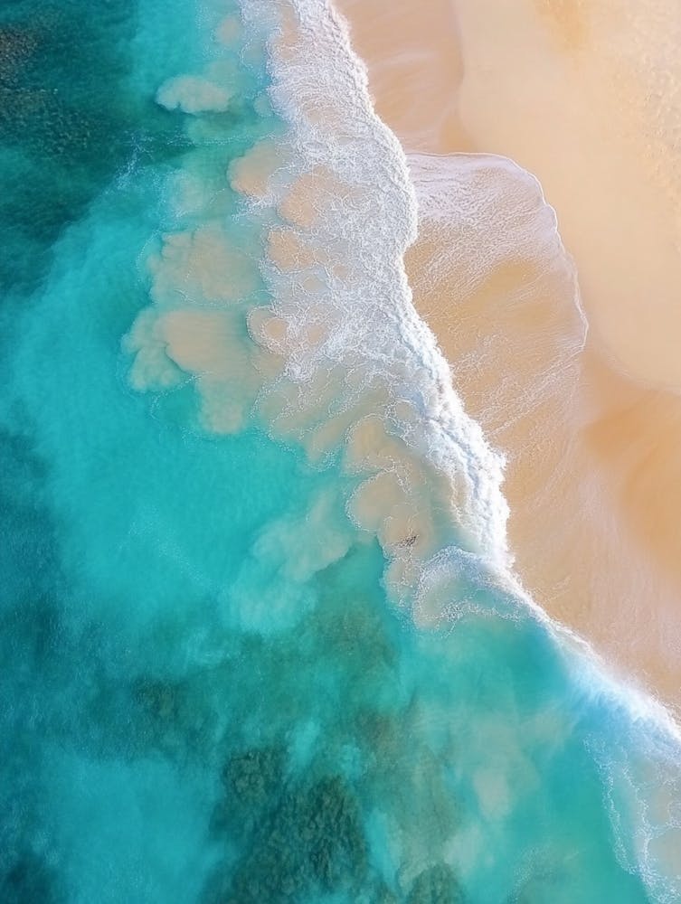 Aerial View Of A Beach 117