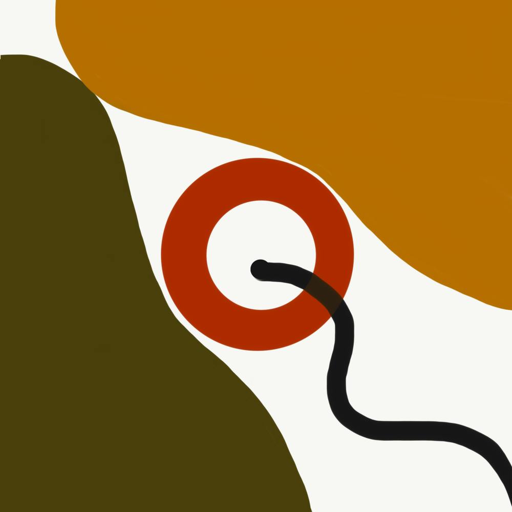 Circle Of Life- Abstract painting