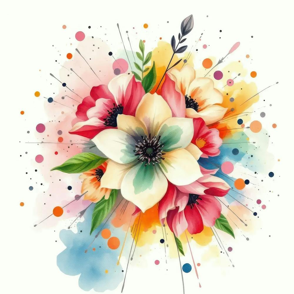 Watercolor Flowers 31