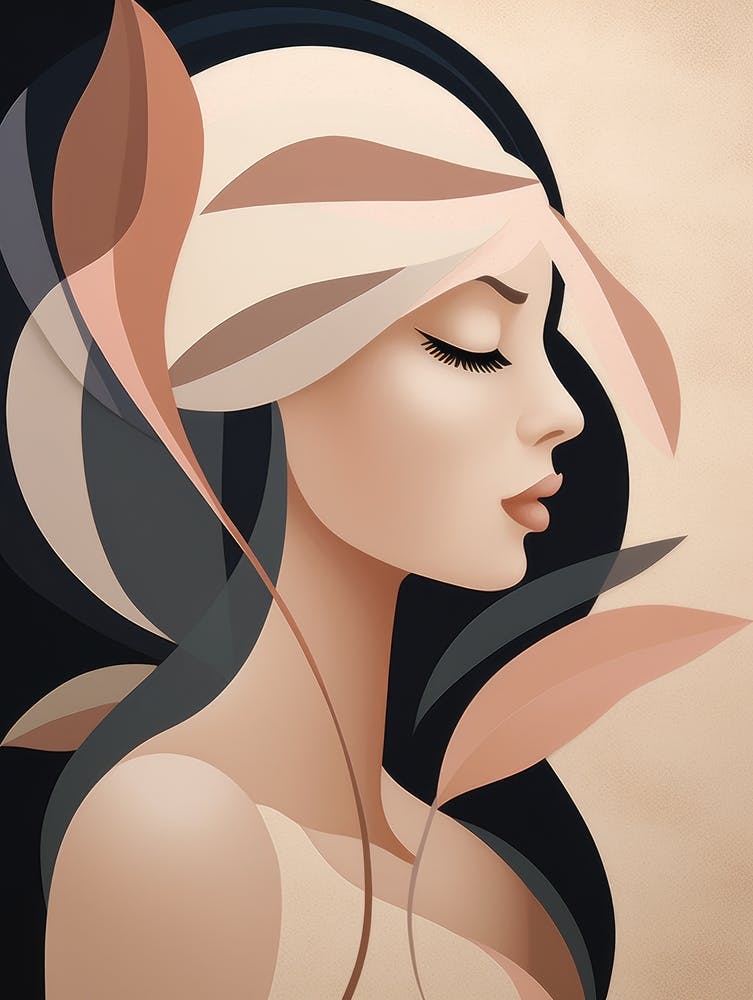 Abstract Portrait Of A Woman 3