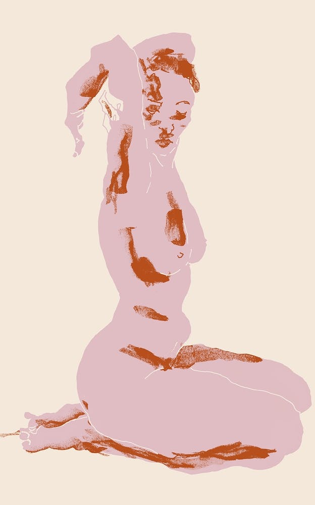 Nude, Arms Folded Over Her Head