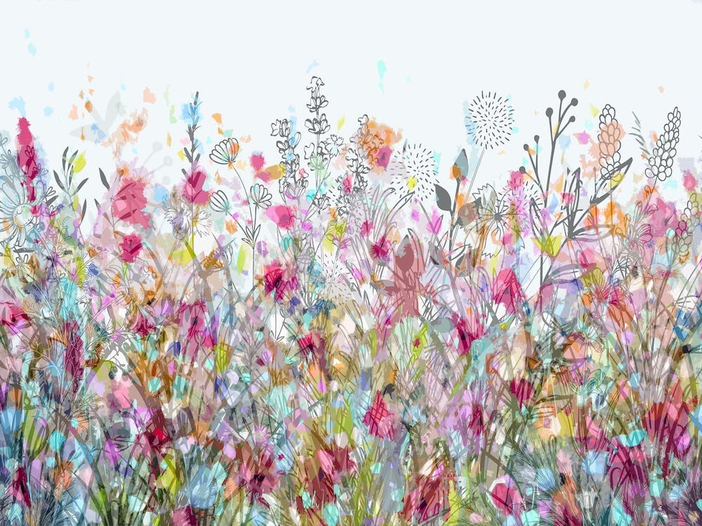 Abstract Floral Meadow 1