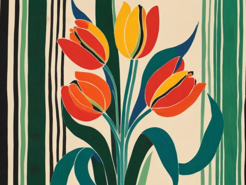 Tulips In A Vase 4