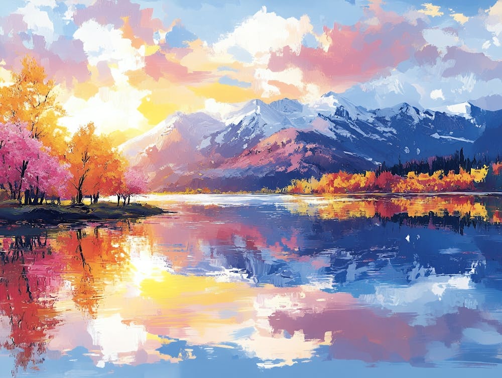 Sunset By The Lake 9