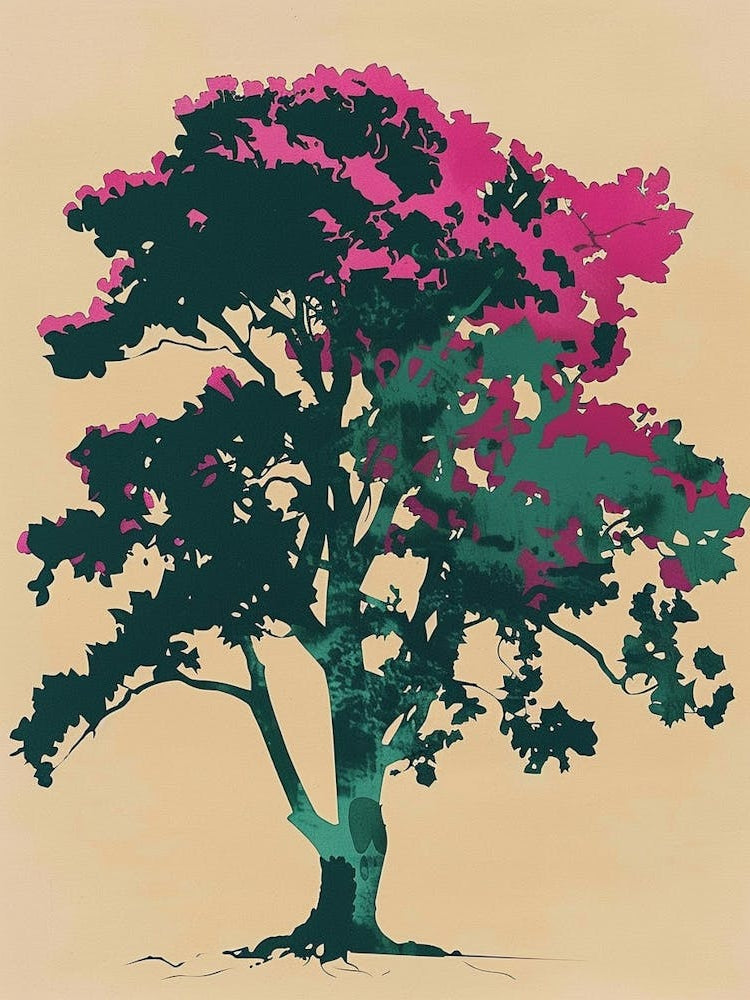 Alder Tree Colourful Illustration 2 1