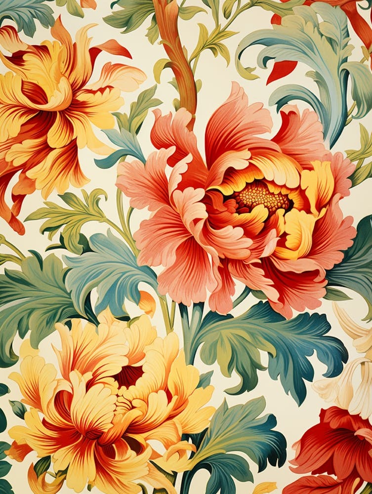 Floral Wallpaper Pattern 4