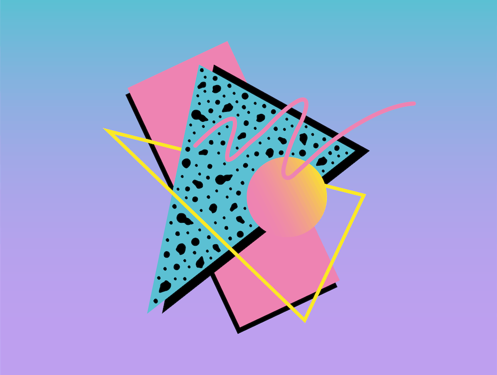 Memphis Pattern Retro Dreamwave 80s Nostalgia Artwork