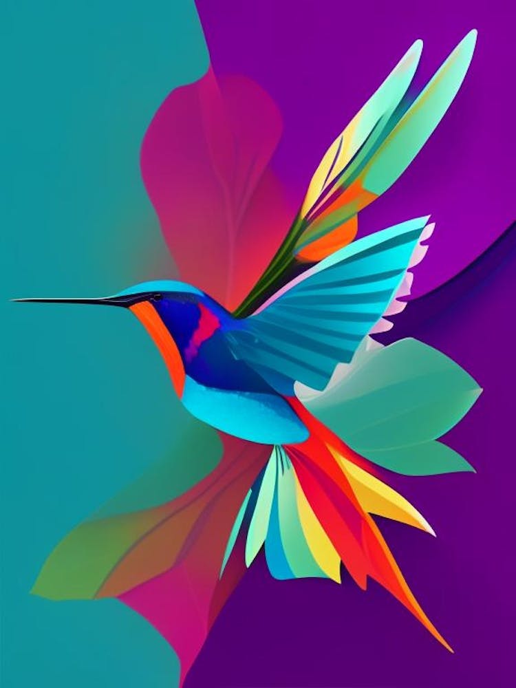 Hummingbird Pop Matisse Bird