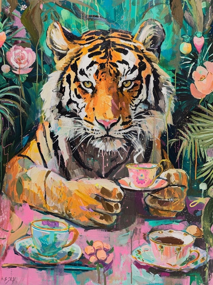 Kitsch Tiger Tea Party 3