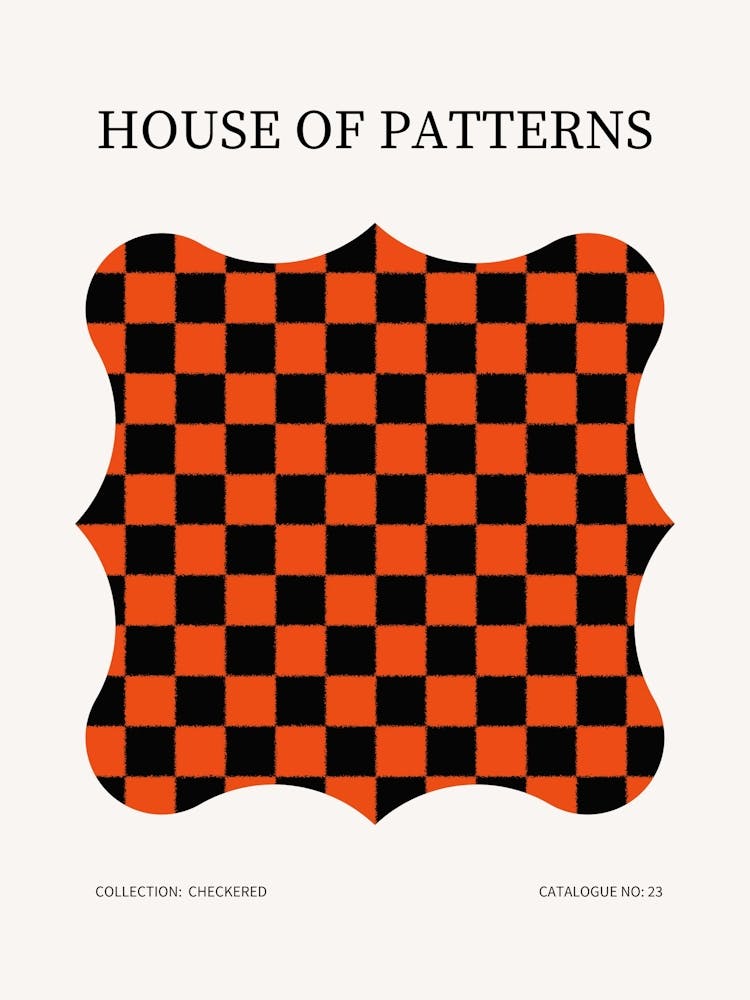 Checkered Pattern Poster 23