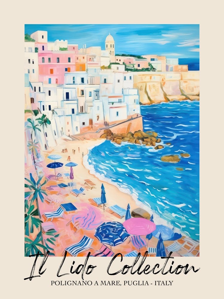 Polignano A Mare, Puglia   Italy Il Lido Collection Beach Club Poster 4