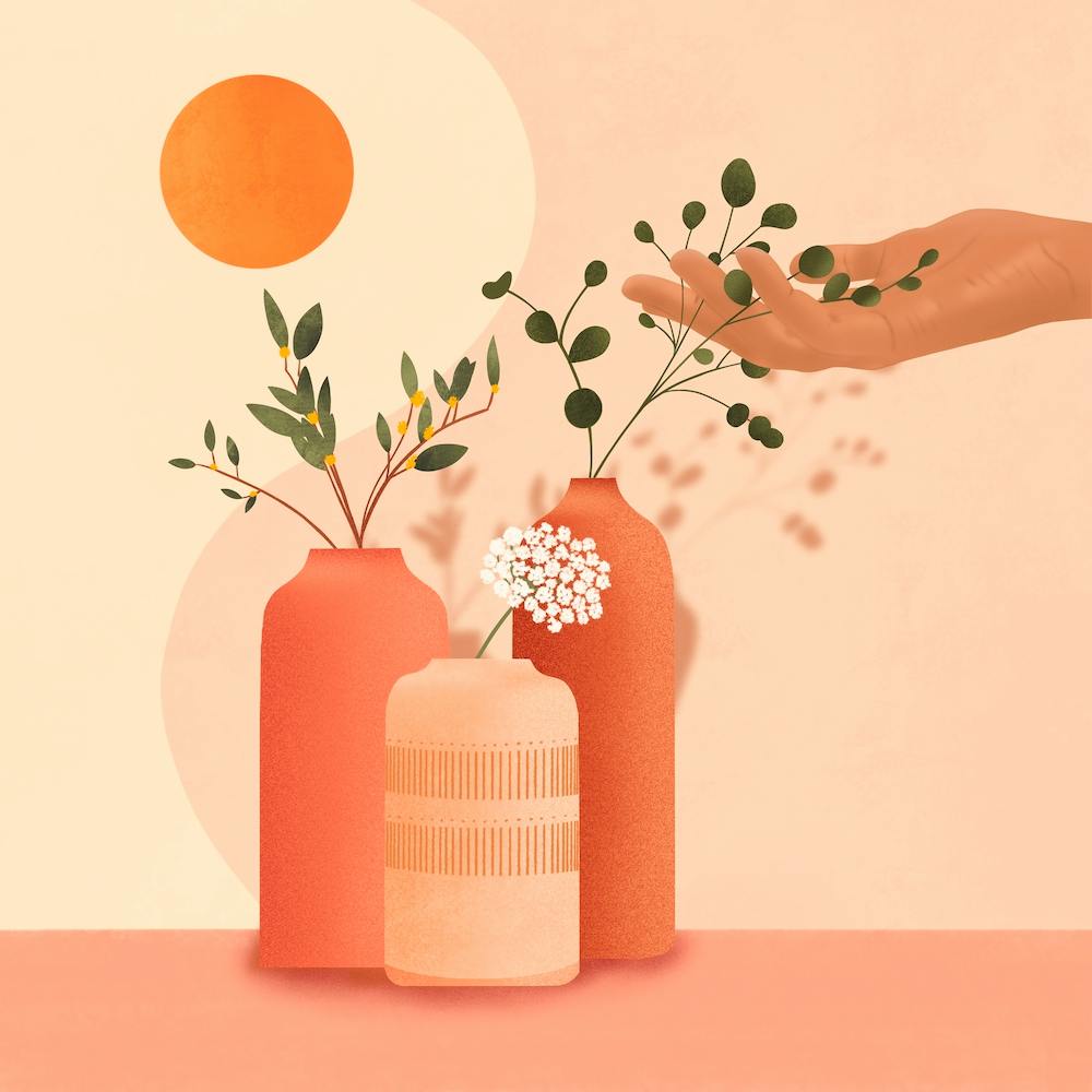 Minimalist Vase Square