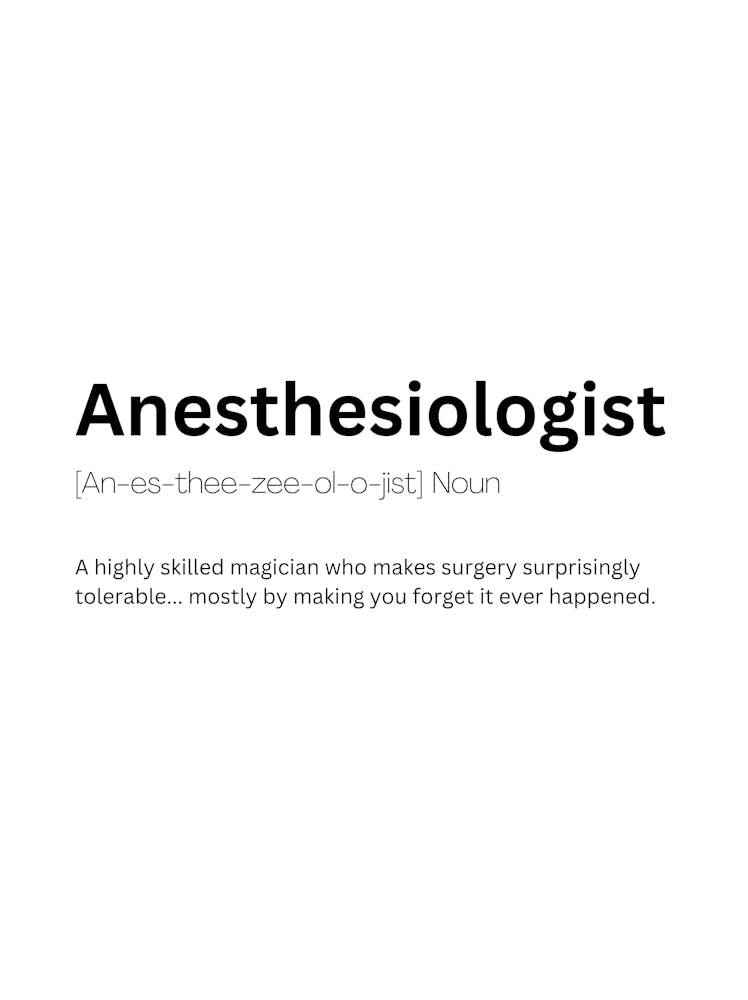 Anesthesiologist Definition Meaning 1