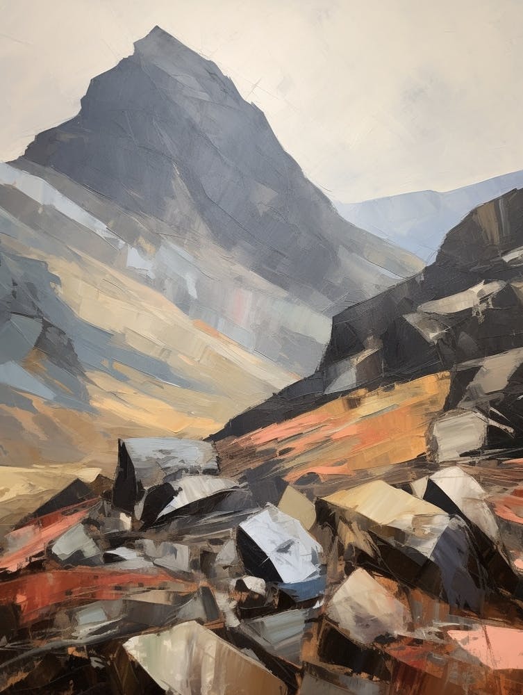 Scafell England 4 Mountain Painting