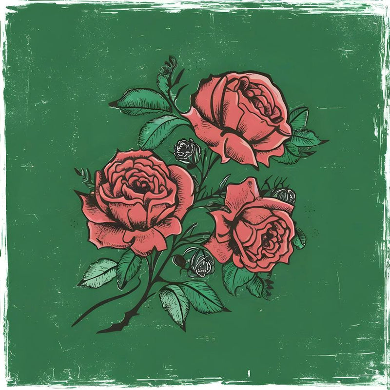 Branch With Flowers Roses Isolated Vintage Grunge Ylvbijsdtvu1u Bf8slbww Kv4a2wp Q52ledg0175kdw (1)