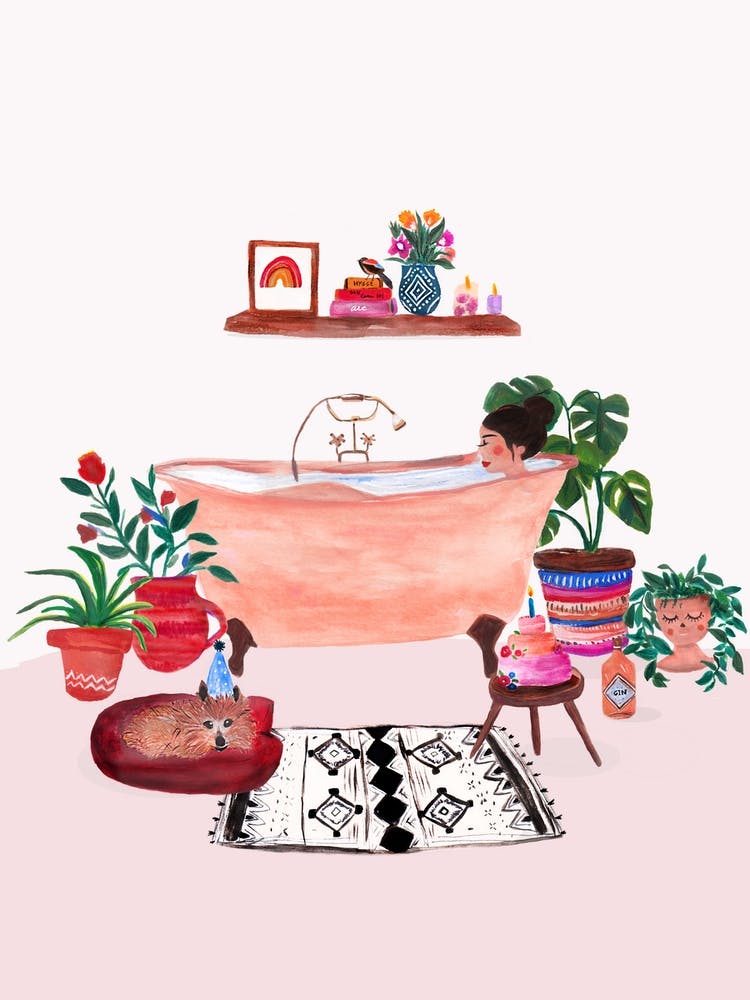 Plant Lady Bath