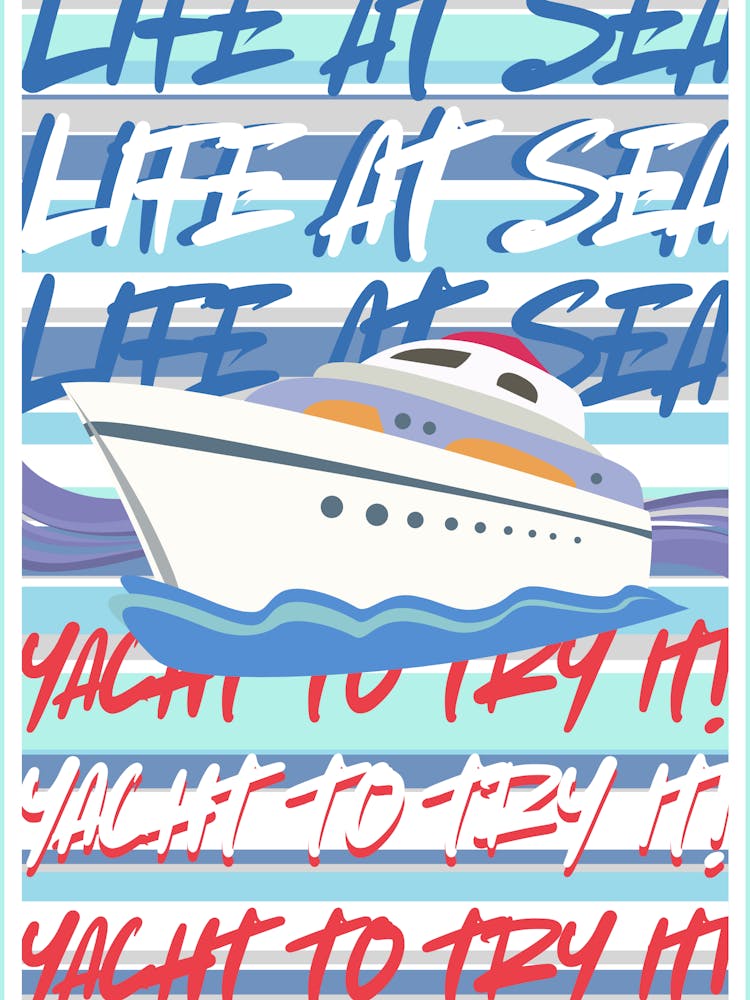 Yacht to Try It Light Blue