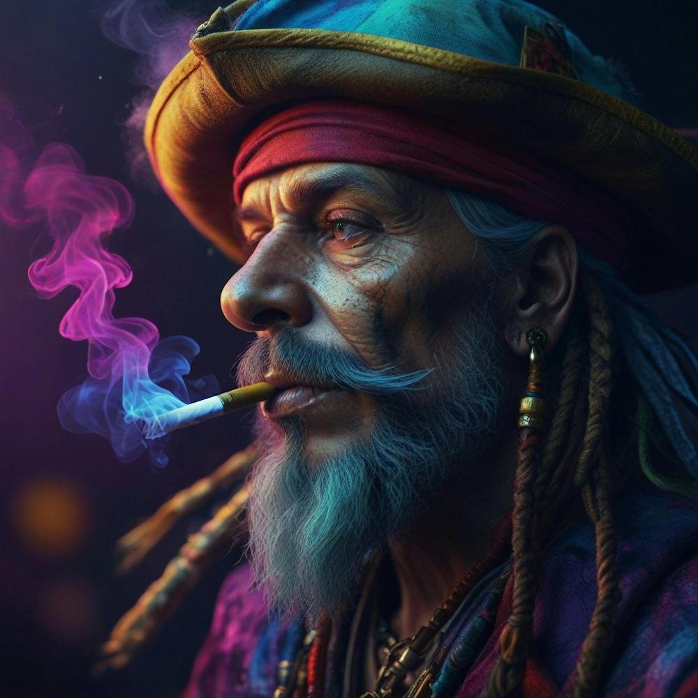 Pirate With A Cigarette