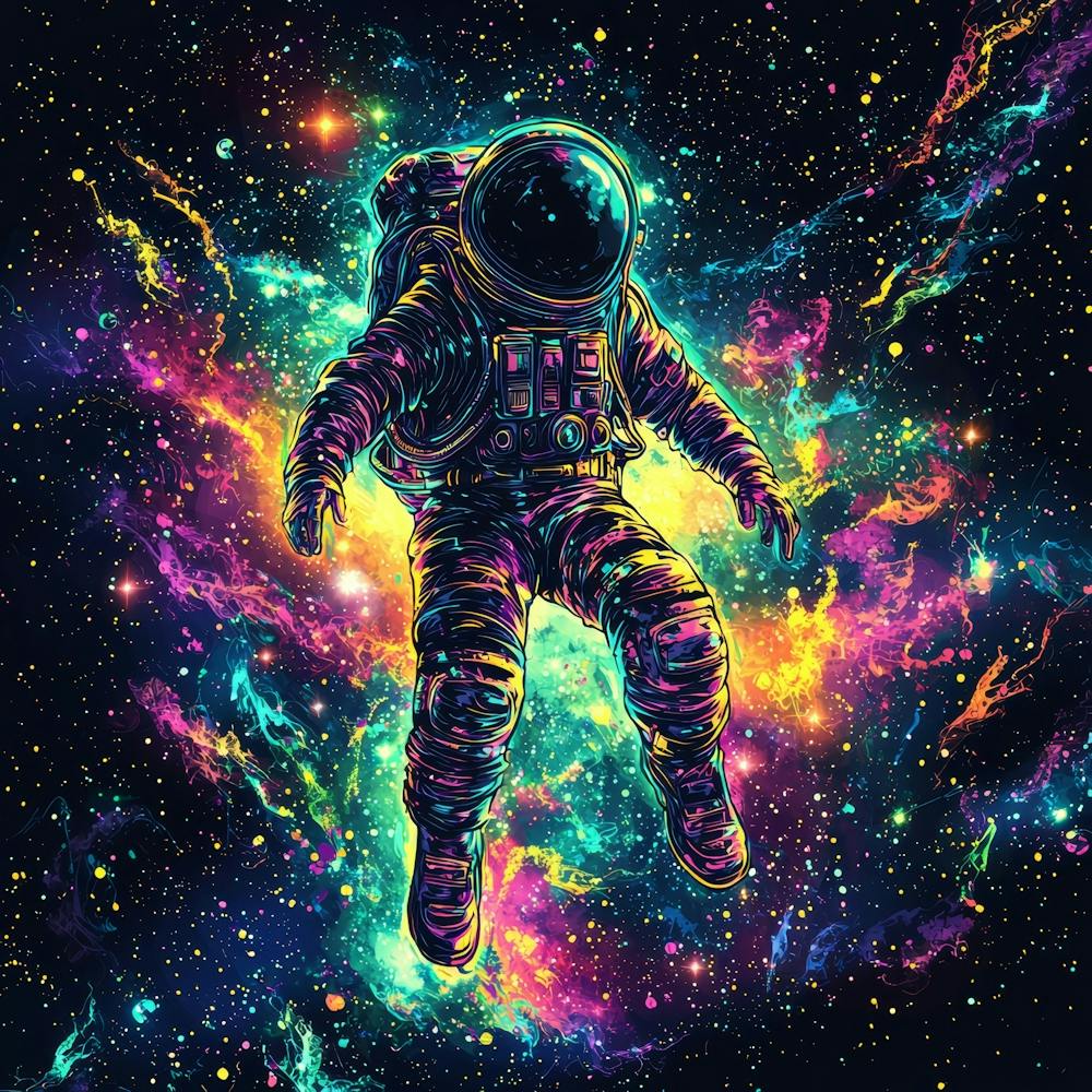 Astronaute Dans l'Espace 3