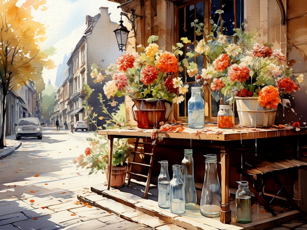Flowers On The Street
