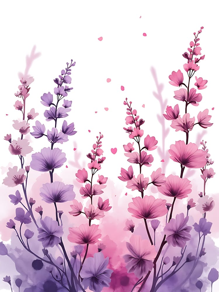 Abstract Botanical Form For Balanced Aesthetics
