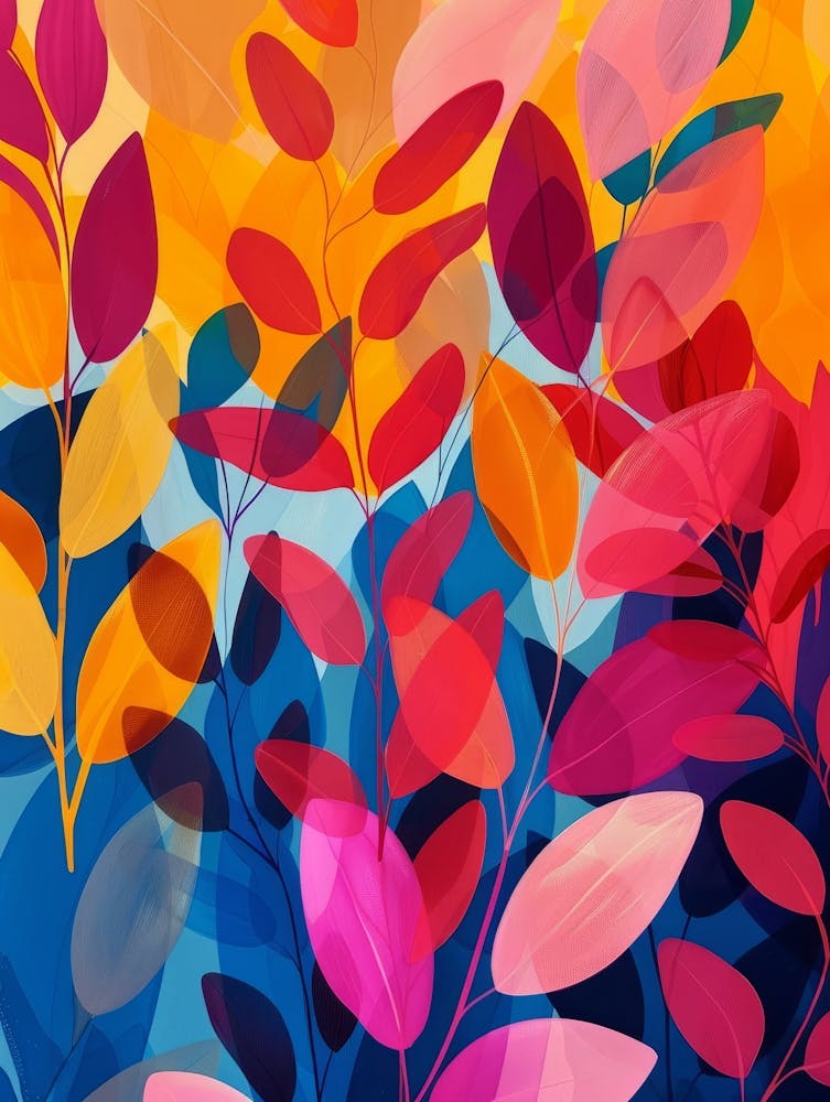 Abstract Leaves 13