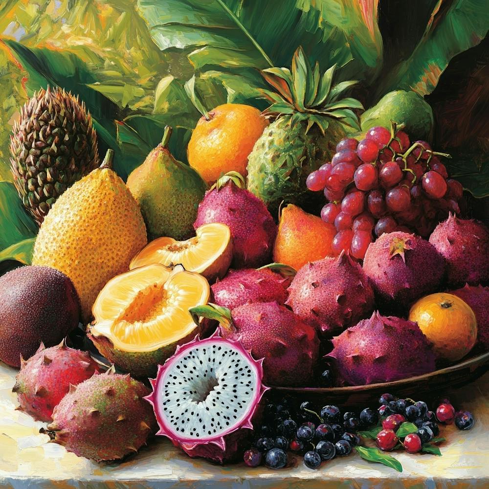 Tropical Fruits Art