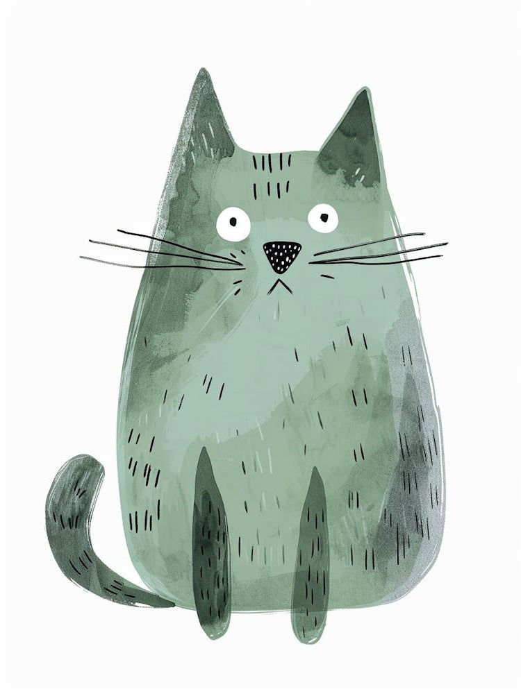 Thai Cat Clipart Illustration 1