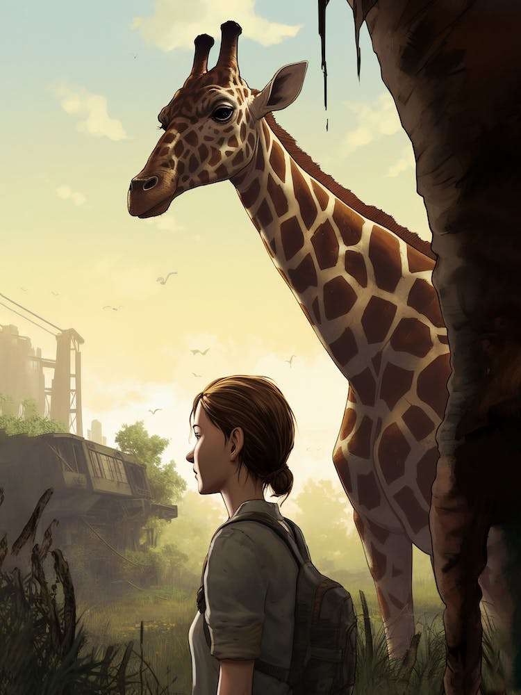 The Last Of Us Giraffe Ellie Fan Art