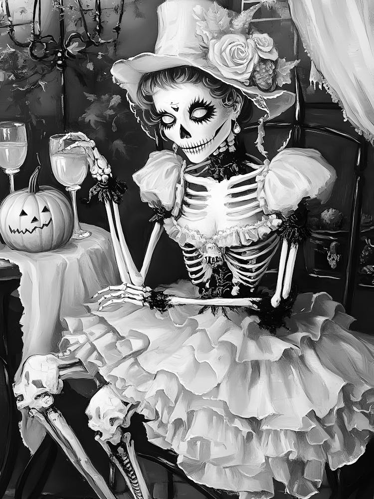 Day Of The Dead Skeleton 11