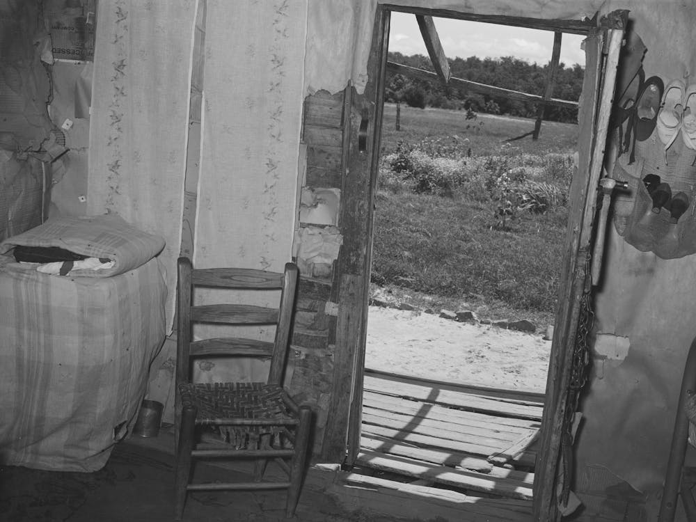 Interior Of Agricultural Day Laborer S Home Near Vian, Oklahoma, Sequoyah County By Russell Lee