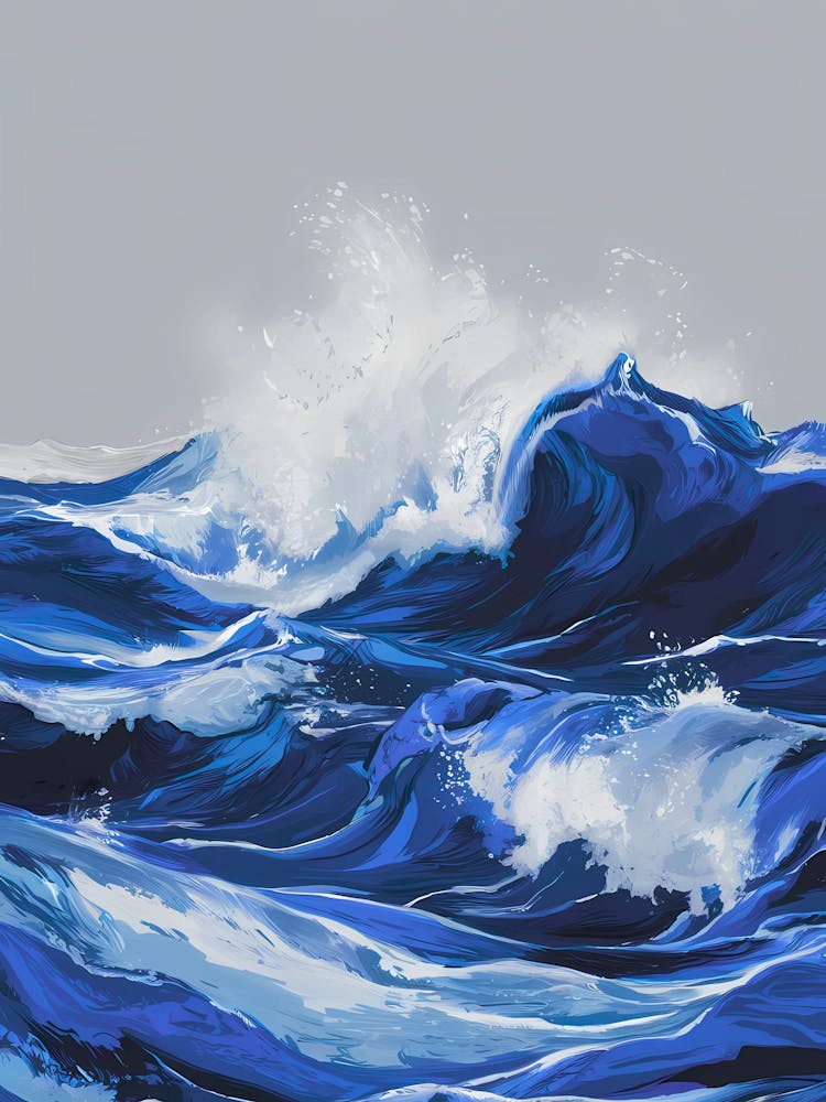 Ocean Waves Canvas Print