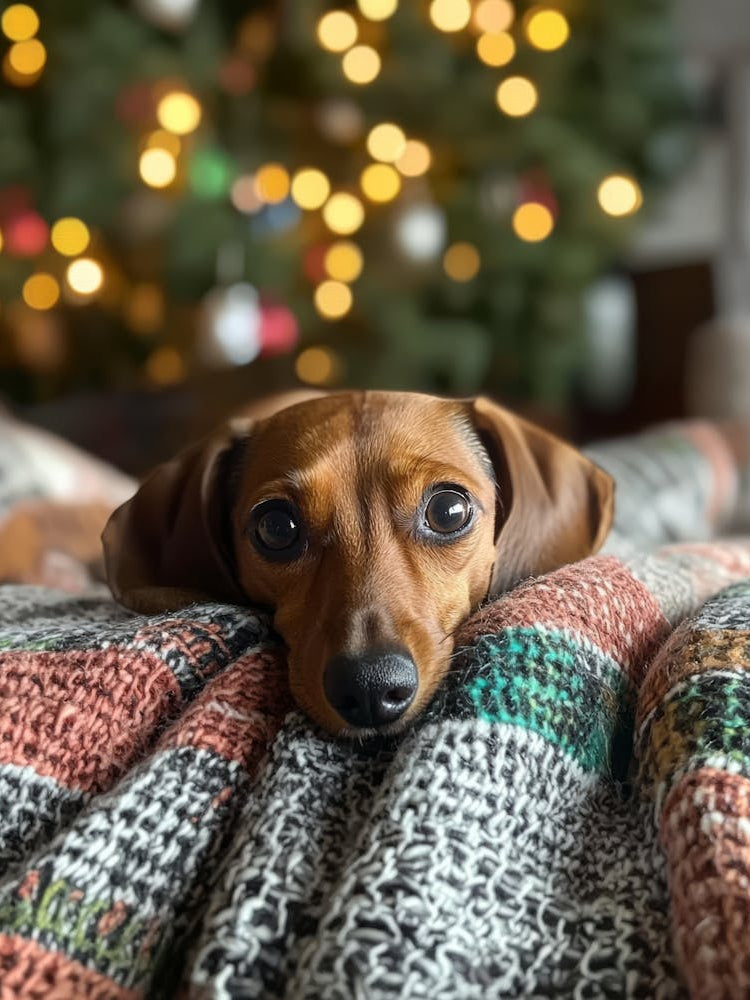 Dachshund.Generated AI. Wall 4